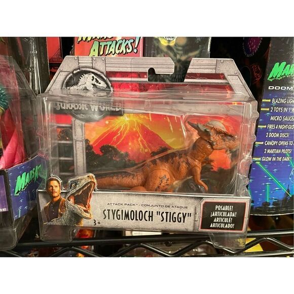 Jurassic World Fallen Kingdom Attack Pack Stygimoloch Dinosaur FVJ90 New - Picture 6 of 7